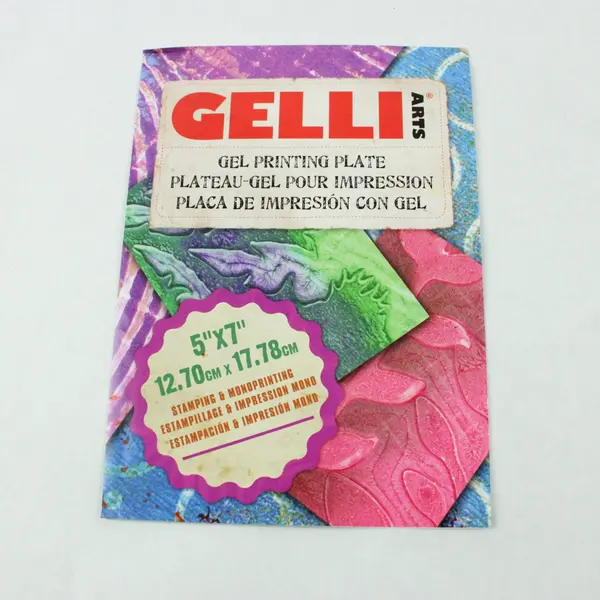 Gelli Arts 5x7 Gel Printing Plate Reusable Monoprint Craft Used