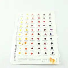 Daniel Smith Extra Fine Watercolor Dot Color Chart 238 Colors