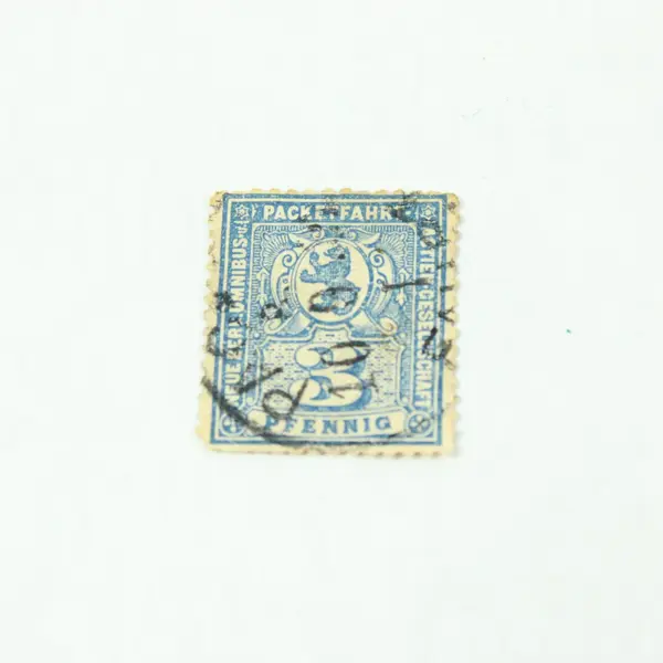 1890s Berlin Private Shipping Stamp 3 Pfennig Used Cancelled 