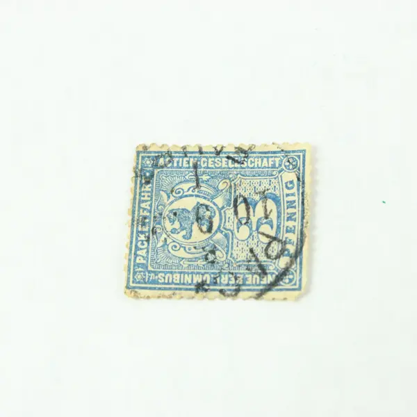 1890s Berlin Private Shipping Stamp 3 Pfennig Used Cancelled 