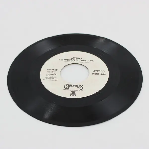 Carpenters Merry Christmas Darling/Christmas Song 7" Vinyl 45 RPM A&M AM-8620
