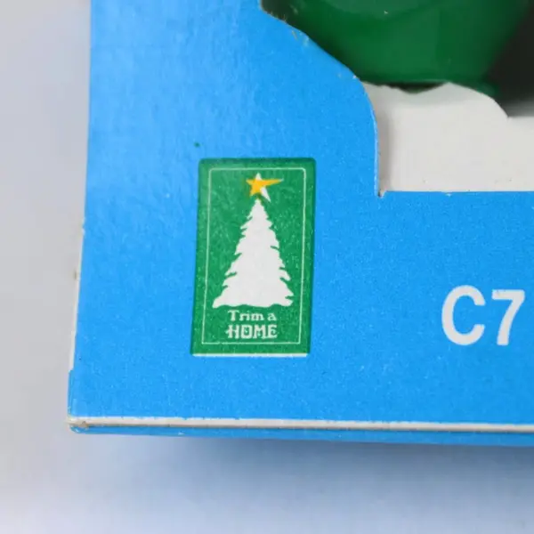 Lot of 4 Pks Vtg.Trim-A-Home C7.5-5w Replacement Holiday Bulbs Indoor/Outdoor  