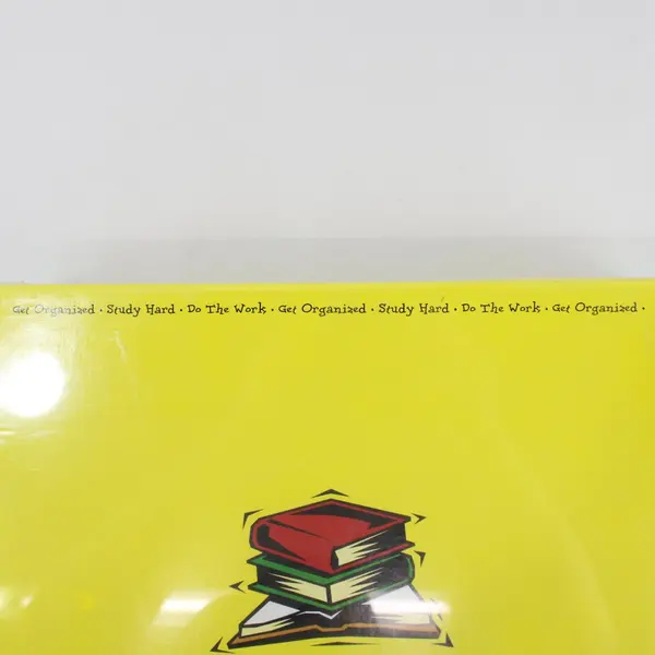 Yellow Cardboard School Supply Cubby Box Organizer 12 x 9 x 3 In