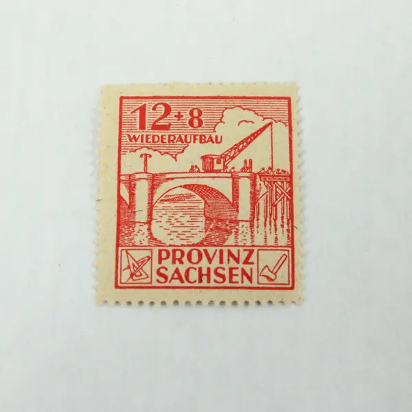 Germany Soviet Zone 1946 Provinz Sachsen Wiederaufbau Mi 87-89 B MH