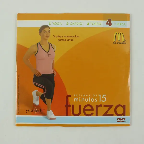 Lot of 2 Yoga Yourself Fitness 15-Minute Workout DVDs Sealed McDonald's