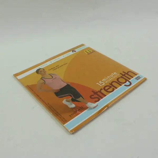 Lot of 2 Yoga Yourself Fitness 15-Minute Workout DVDs Sealed McDonald's