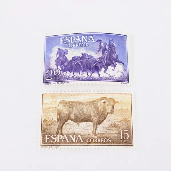 Lot of 4 Spain 1960 Bullfighting Bull Stamps #909//C159 MNH