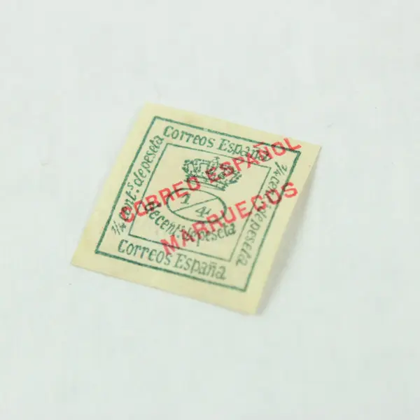 Spanish Morocco 4 Centimos Correos España Mint Hinged Stamp