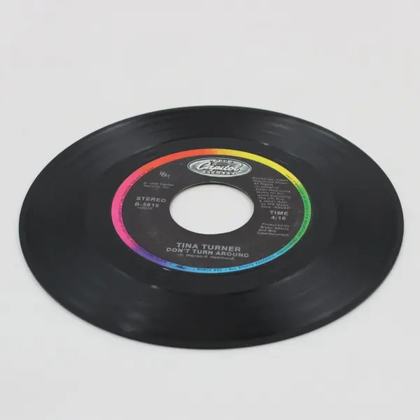 Tina Turner Typical Male/ Don't Turn Around 7 Vinyl Record Capitol B-5615