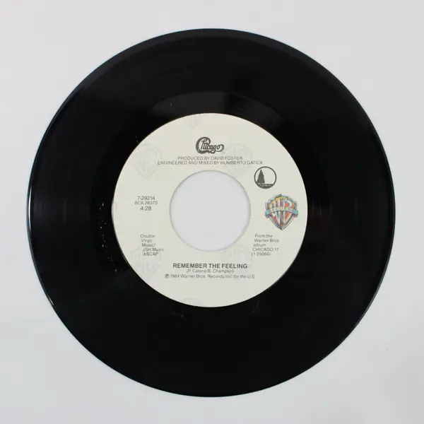 Chicago Hard Habit to Break / Remember the Feeling  7" Vinyl Record