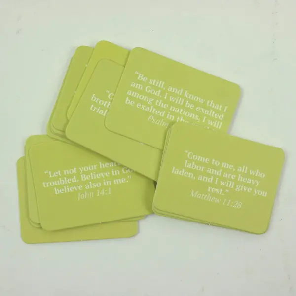 The Gifty Christian Bible Verse Cards 90pc Missing Jesus Figure