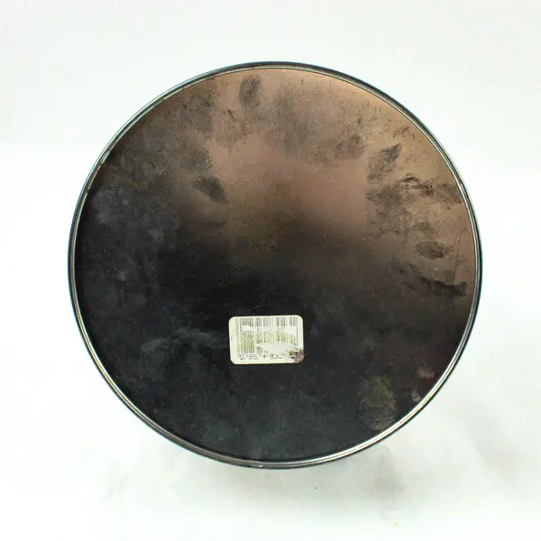 Santa Claus Cookie Storage Tin Fitted Lid 1988, 8" Round