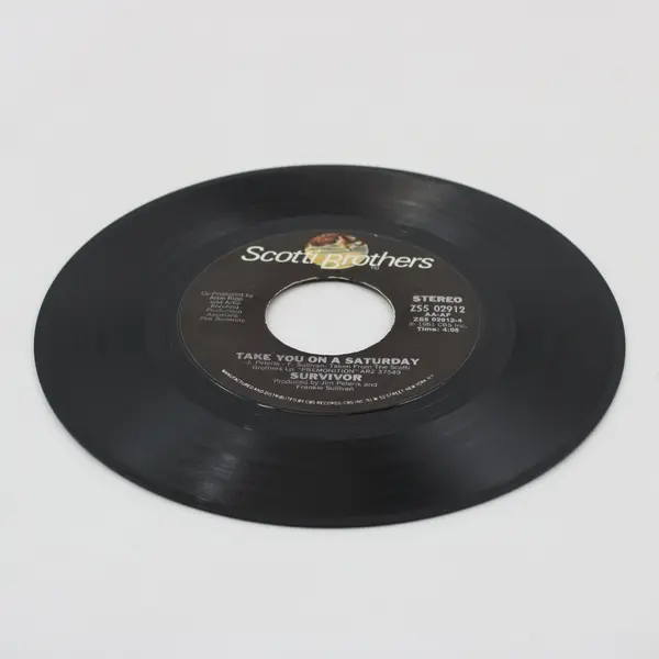Survivor Eye of the Tiger/Take You On A Saturday 7in Vinyl Scotti Brothers ZS5
