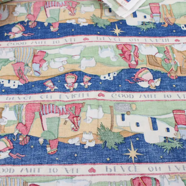 Susan Winget Christmas Cotton Fabric Nativity Pattern 2342 45" 5.75 Yards