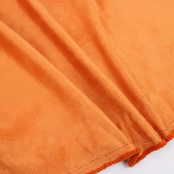 Peach Faux Suede Fabric 57 in Wide 2 1/6 Yards
