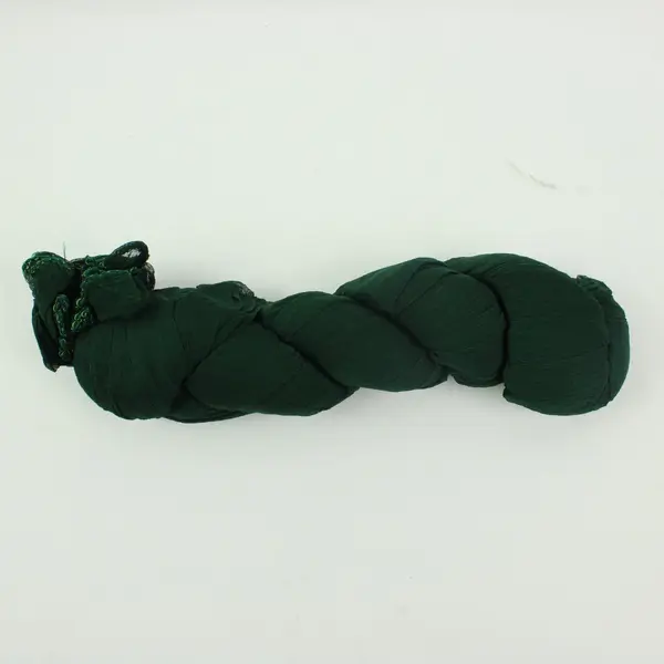 3-Piece Emerald Green Cotton Cheesecloth Boho Christmas Decor Set