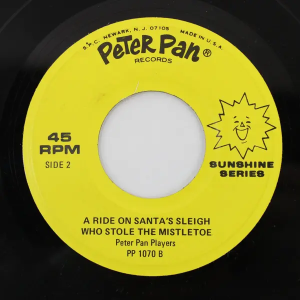 Peter Pan Players Snoopy's Christmas PP 1070 7" 45 RPM Vinyl