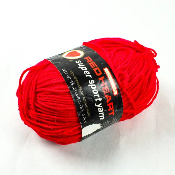 Lot of 3 Skeins Red Heart Super Sport Acrylic Yarn 3-Ply, 3 ozs. each 