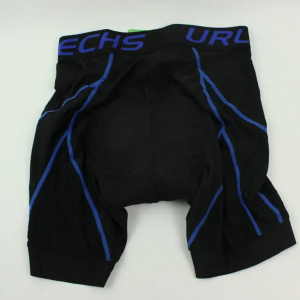 Padded Gel Cycling Shorts Black Blue Size XL