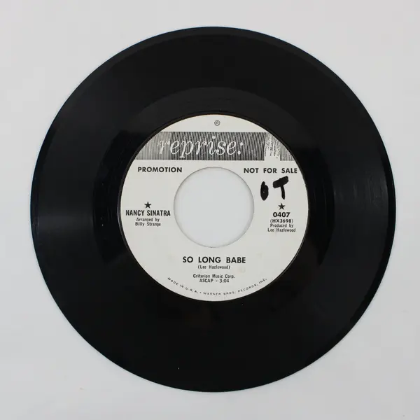 Nancy Sinatra So Long Babe / If He'd Love Me Reprise Promo 7" Vinyl Record