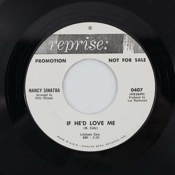 Nancy Sinatra So Long Babe / If He'd Love Me Reprise Promo 7" Vinyl Record