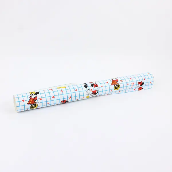 Con-Tact Disney Mickey & Minnie Contact Paper Roll White Grid Decorative