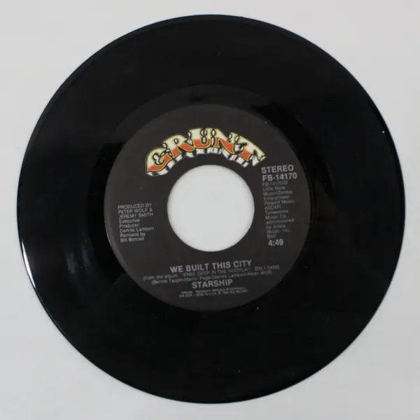 Starship We Built This City/Private Room 7" Vinyl Single FB-14170