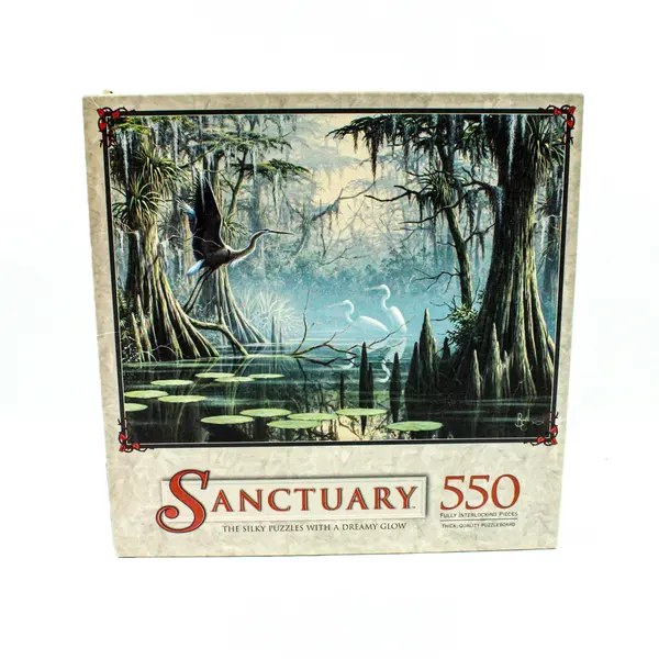 Hasbro Sanctuary Herons 550pc Jigsaw Puzzle Ben Essenburg 1998
