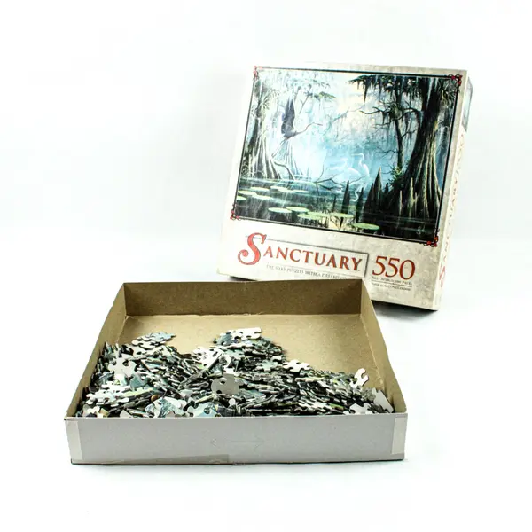 Hasbro Sanctuary Herons 550pc Jigsaw Puzzle Ben Essenburg 1998