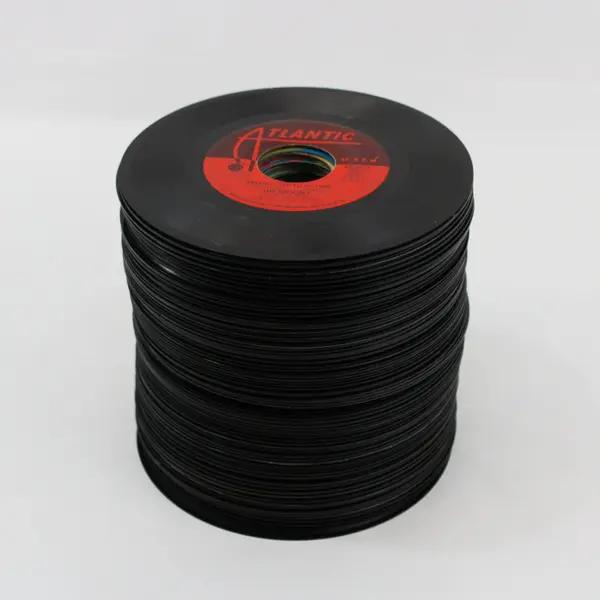 Lot of 87 7-Inch Vinyl Records for DIY Crafts Projects