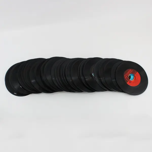 Lot of 87 7-Inch Vinyl Records for DIY Crafts Projects