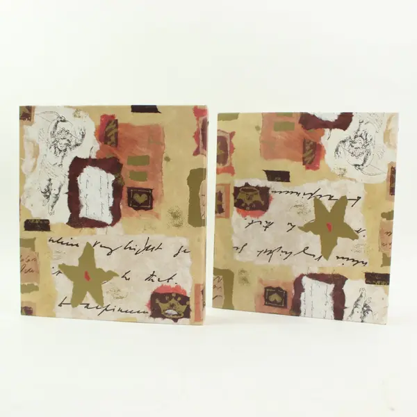 Lot of 2 Matching Photo Albums, holds 4x6 photos, 25 double-sided plastic sheets