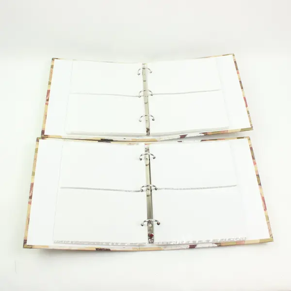 Lot of 2 Matching Photo Albums, holds 4x6 photos, 25 double-sided plastic sheets