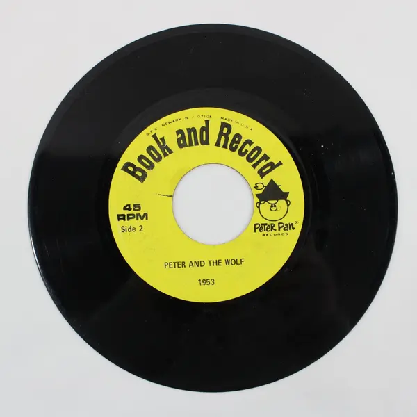 Peter Pan Records Peter and the Wolf 45 RPM Vinyl Record #1953