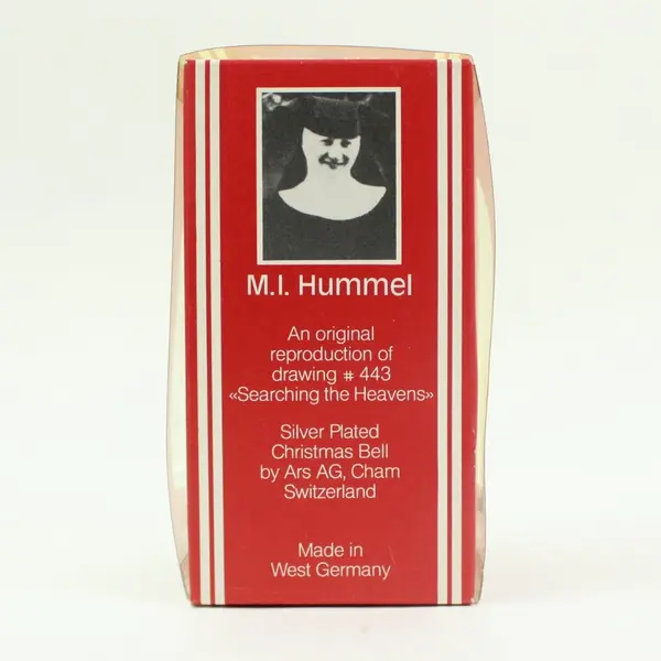 M.I. Hummel Christmas Bell 1988 Silver Plated Limited Edition Boxed