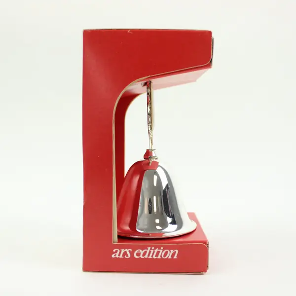 M.I. Hummel Christmas Bell 1988 Silver Plated Limited Edition Boxed