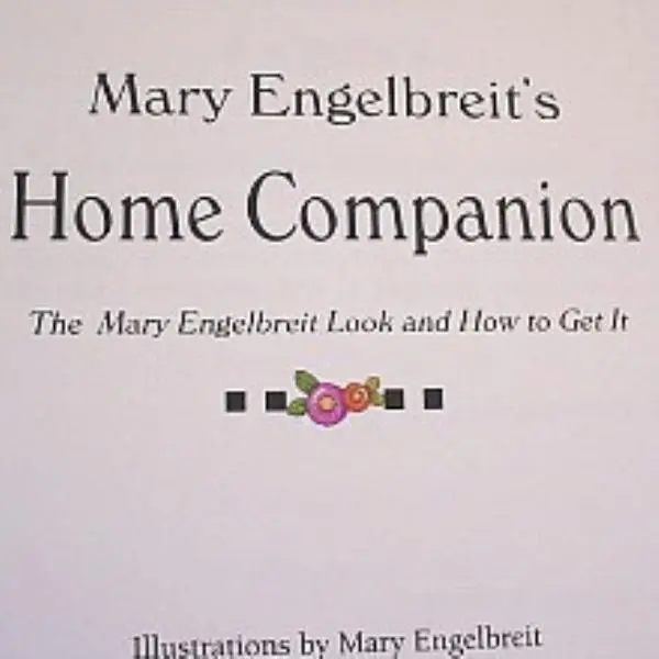 Vintage Mary Engelbreit's Home Companion HC Book 1994, Charlotte Lyons 