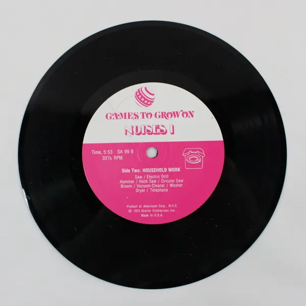 Americom Games to Grow On Noises I 7-Inch Children's Vinyl Record
