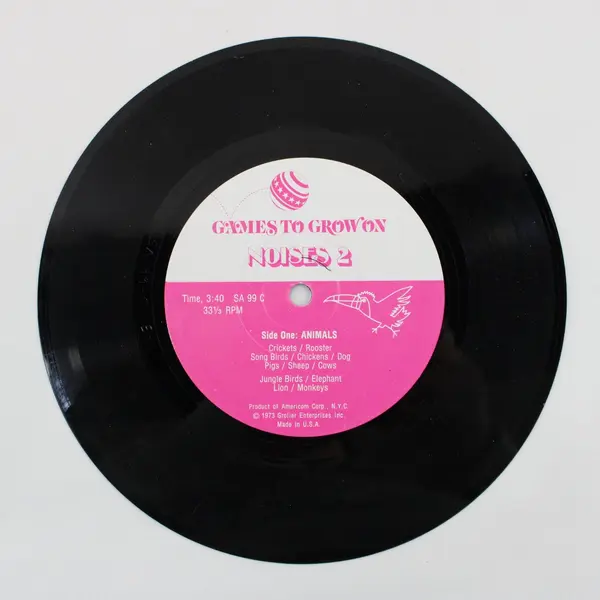 Games To Grow On Noises 2 Child's Rhythm Band Side 2 1973 Vinyl Record