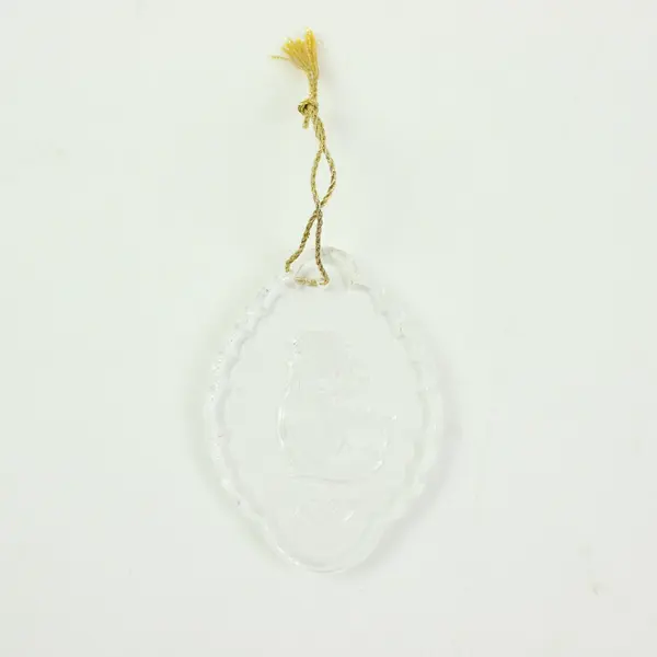 Enesco Precious Moments 1990 Lead Crystal Cherub Ornament 638888 Box