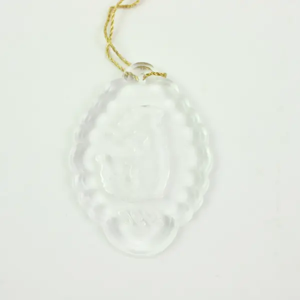 Enesco Precious Moments 1990 Lead Crystal Cherub Ornament 638888 Box