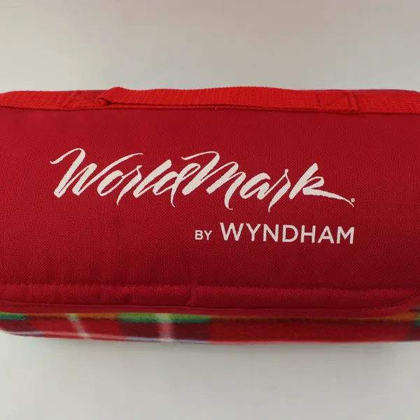 WorldMark by Wyndham Insulated Foldable Plaid Picnic Blanket