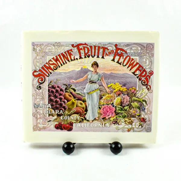 Sunshine Fruit & Flowers Santa Clara County California Souvenir Book 1986 HC DJ