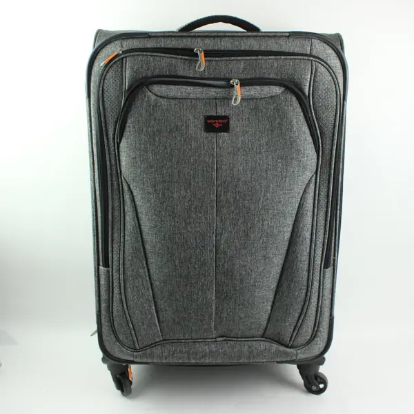 Dockers Gray 28 Inch Softside Rolling Suitcase