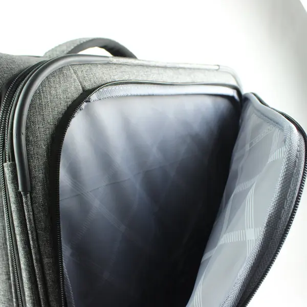 Dockers Gray 28 Inch Softside Rolling Suitcase