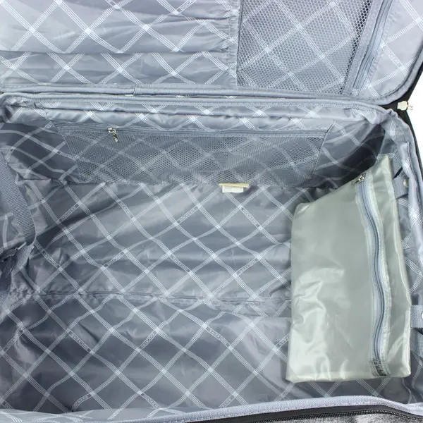 Dockers Gray 28 Inch Softside Rolling Suitcase