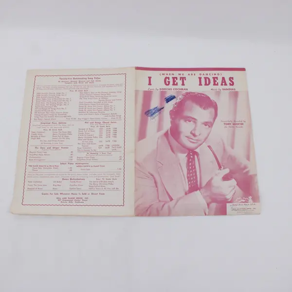 I Get Ideas (When We Are Dancing) Tony Martin Sheet Music