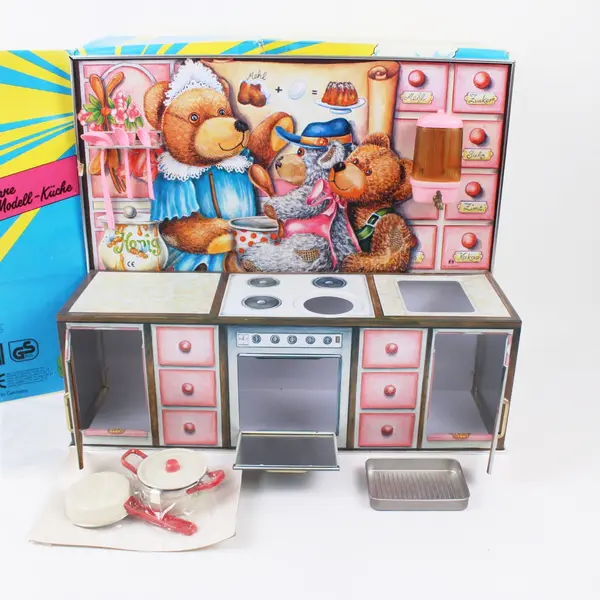 Schopper Modern Doll Toy Kitchen Unit Miniature Pretend Play