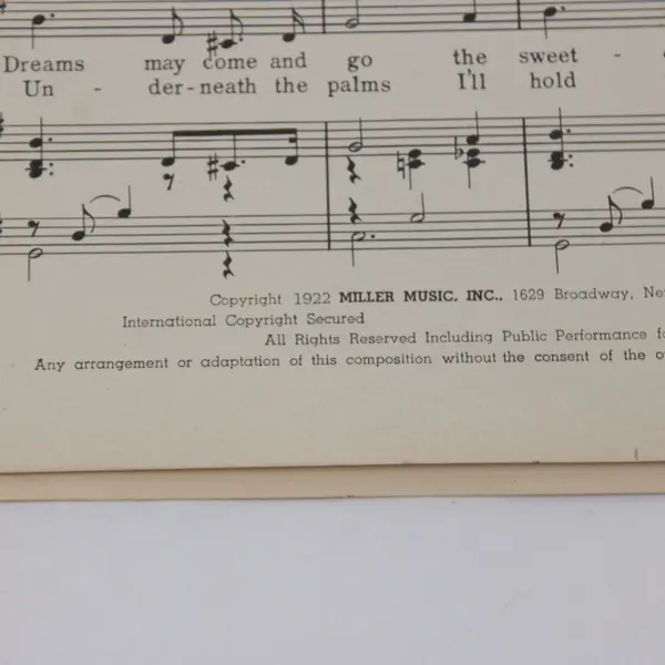 The West, A Nest And You Sheet Music Larry Yoell Billy Hill