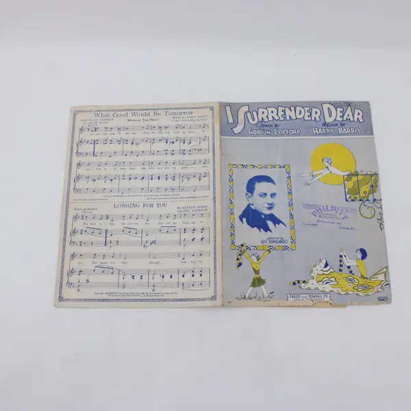Surrender Dear Sheet Music Gordon Clifford Harry Barris Freed & Powers